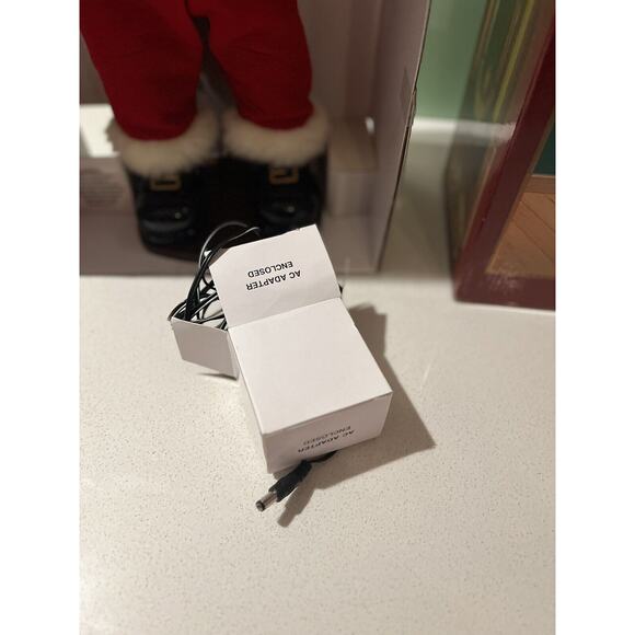 Jingle Bell Rock 16" Singing & Dancing Santa Claus AC Adapter 1998 in box - Picture 5 of 7